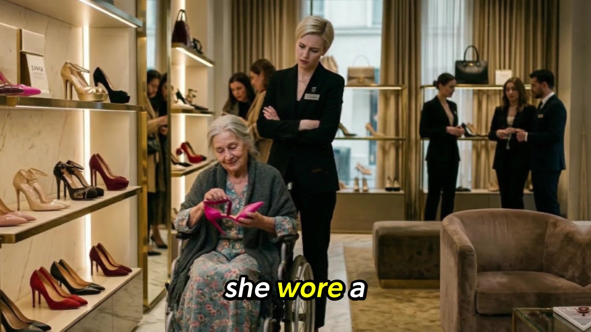 Video thumbnail for Saleswoman Humiliates Elderly Woman in Wheelchair — She Had No Idea Who Was About to Walk In 😱 #ViralStory #Emotional #PlotTwist #Karma #Justice #Shocking