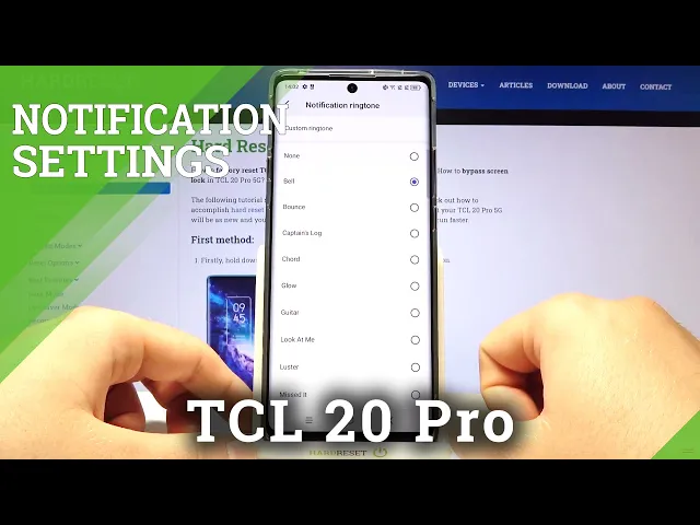 Video thumbnail for How to Change Notification Sound on TCL 20 Pro 5G – Customize Sound Settings