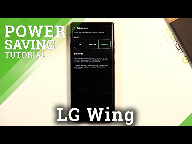 Video thumbnail for How to Activate Power Saving Mode in LG Wing – Battery Saver