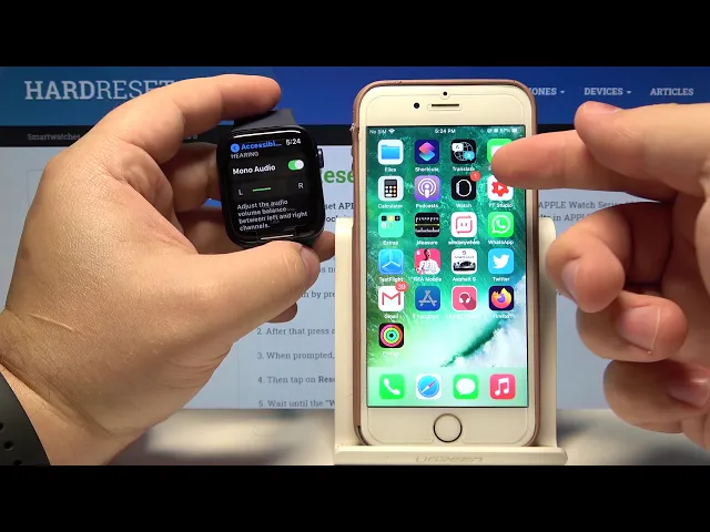 Video thumbnail for How to Activate Mono Audio on APPLE Watch Series 6 – Adjust Audio Balance