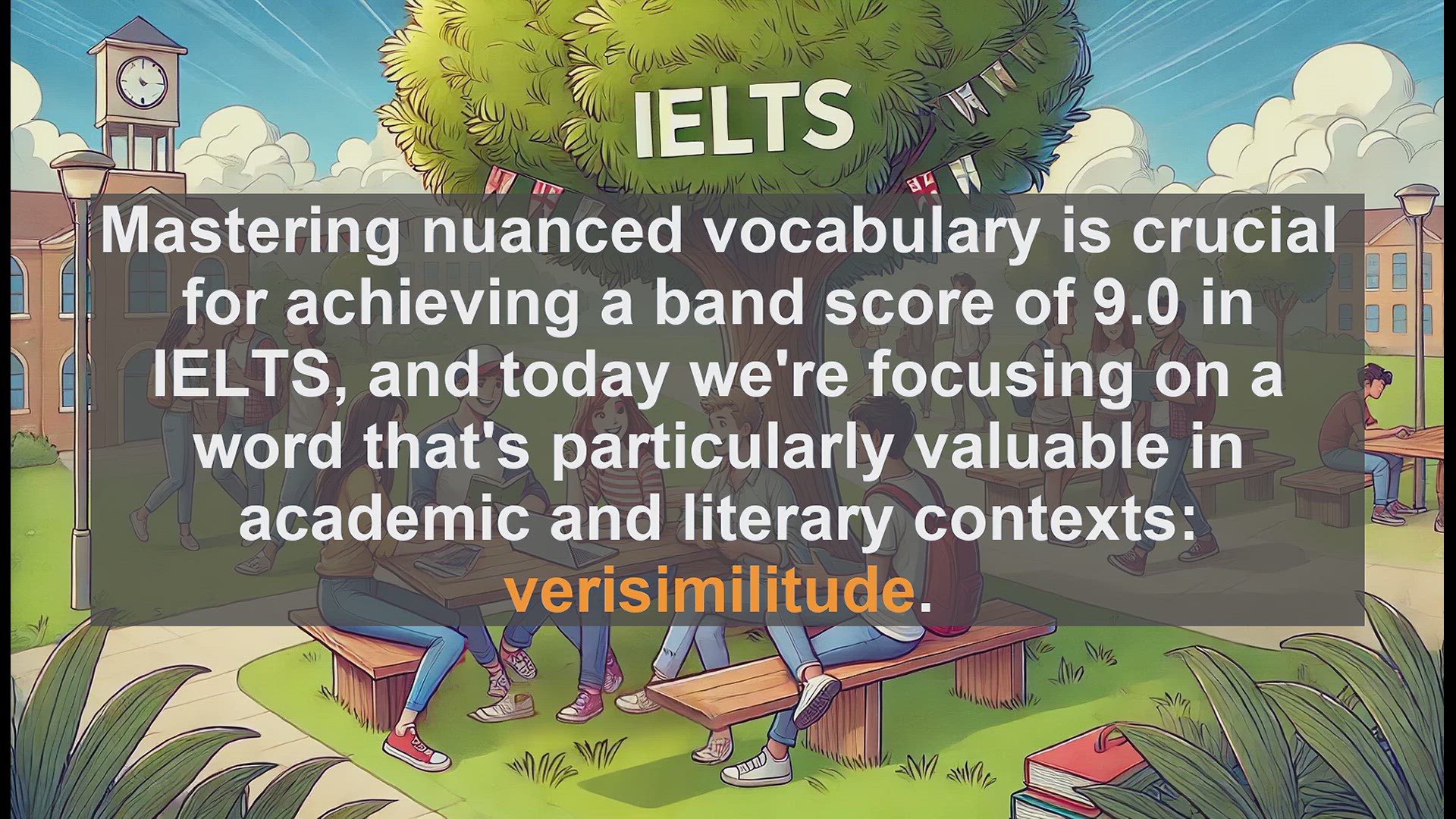 'Video thumbnail for 2000 Must Know IELTS 9.0 Vocabulary - Verisimilitude: Boost Your IELTS Score with This Advanced Vocabulary'