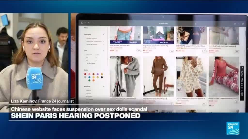 Video thumbnail for Shein Paris hearing postponed until December 5