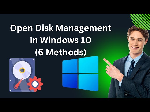 'Video thumbnail for How to Open Disk Management in Windows 10 (6 Methods) | GearUpWindows Tutorial'