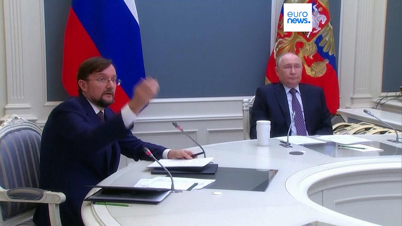 Video thumbnail for Trump signs executive order waiving new Russia sanctions package