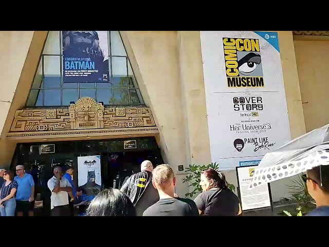 Video thumbnail for San Diego Comic Con 2019 50 years #SDCC #SDCC50 #sandiego #comiccon #SDCC2019 #batmanexperience