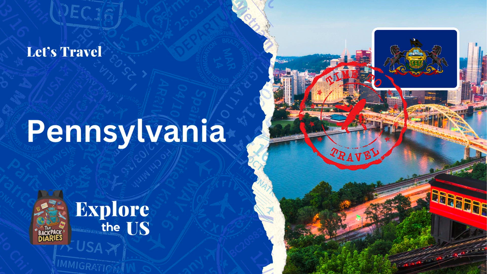Video thumbnail for Let's Visit Pennsylvania | The Backpack Diaries