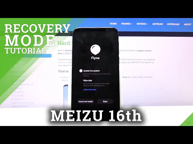 Video thumbnail for How to Boot Into Recovery Menu in MEIZU 16TH - Recovery Mode Tutorial
