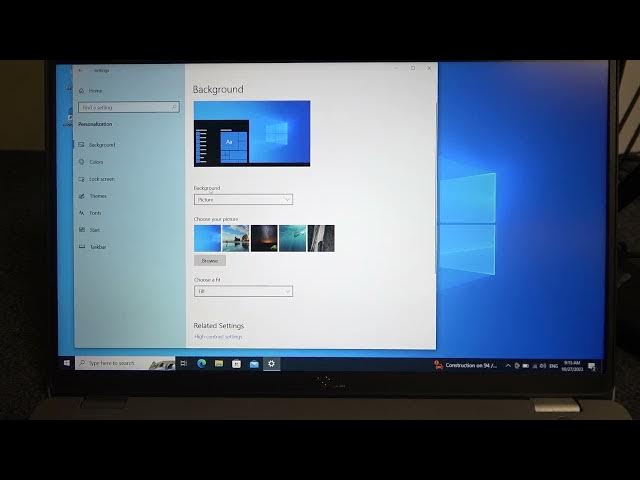 Video thumbnail for How To Change Wallpaper On Dell Latitude