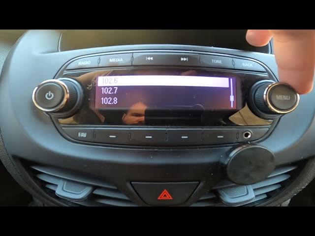 Video thumbnail for How to Manually Tune Radio Station in Opel Karl ( 2015 – 2018 ) - Adjust Radio Station