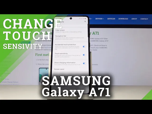 Video thumbnail for How to Change Touch Sensivity in Samsung Galaxy A71 – Adjust Buttons Sensivity