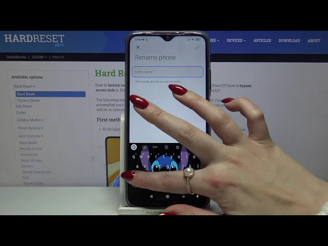 Video thumbnail for How to Change Device Name on POCO C3
