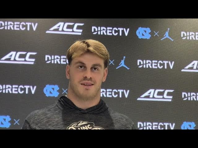 Video thumbnail for WR Jordan Shipp, LB Derek McDonald, QB Billy Edwards Jr. and DE Melkart Abou-Jaoude presser #UNC