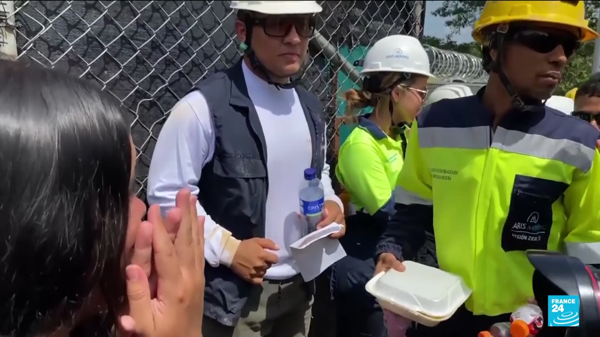'Video thumbnail for 23 Colombian miners rescued after 43 hours trapped in gold mine'