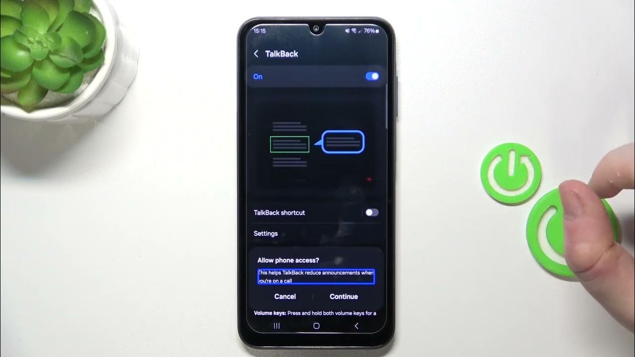 Video thumbnail for How to Enable the TalkBack Feature on SAMSUNG Galaxy A05S