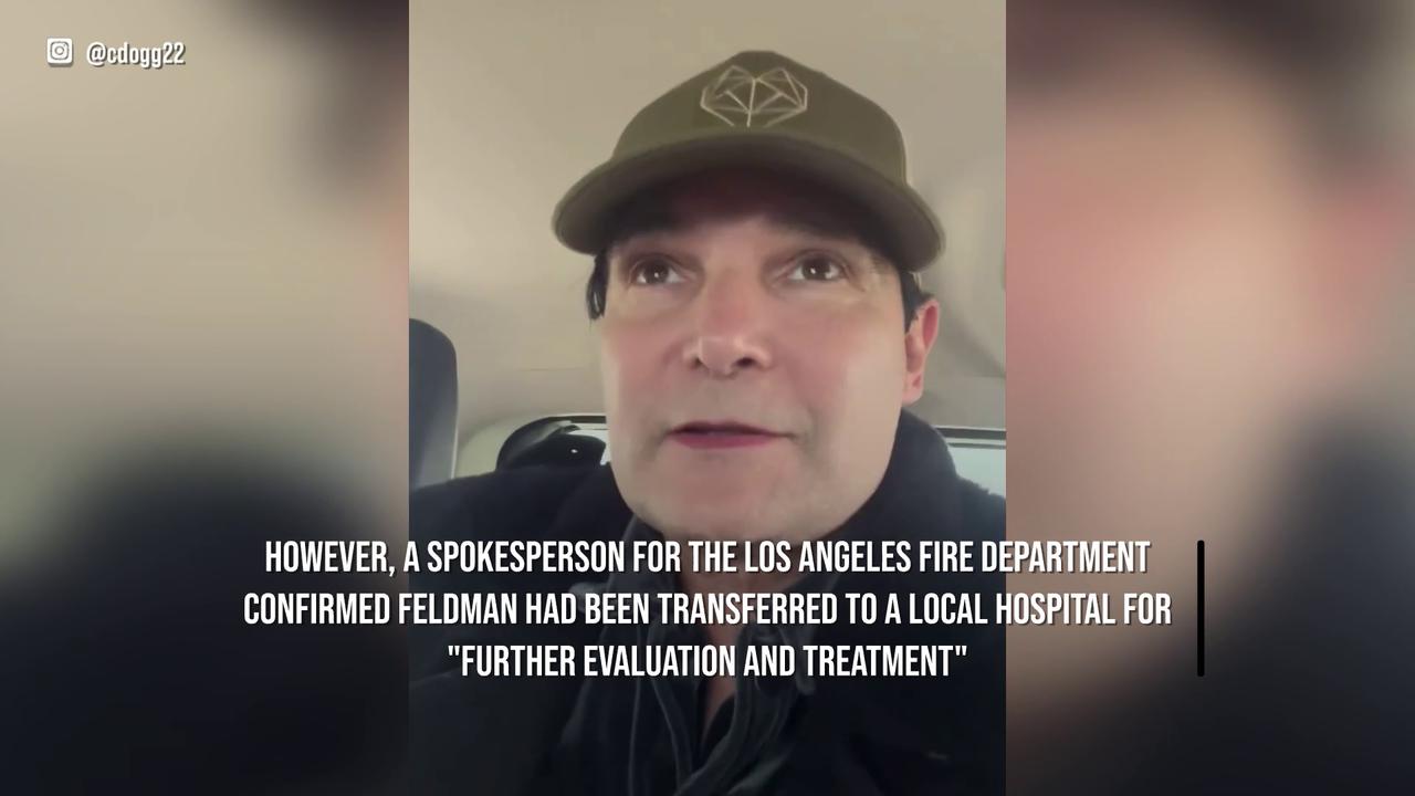 Video thumbnail for IN CASE YOU MISSED IT: Corey Feldman hospitalised after suffering medical emergency on flight.