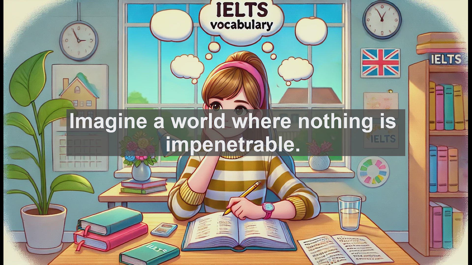 'Video thumbnail for 2000 Must Know IELTS 9.0 Vocabulary - Mastering 'Permeable' for IELTS 9.0: Definition and Usage'