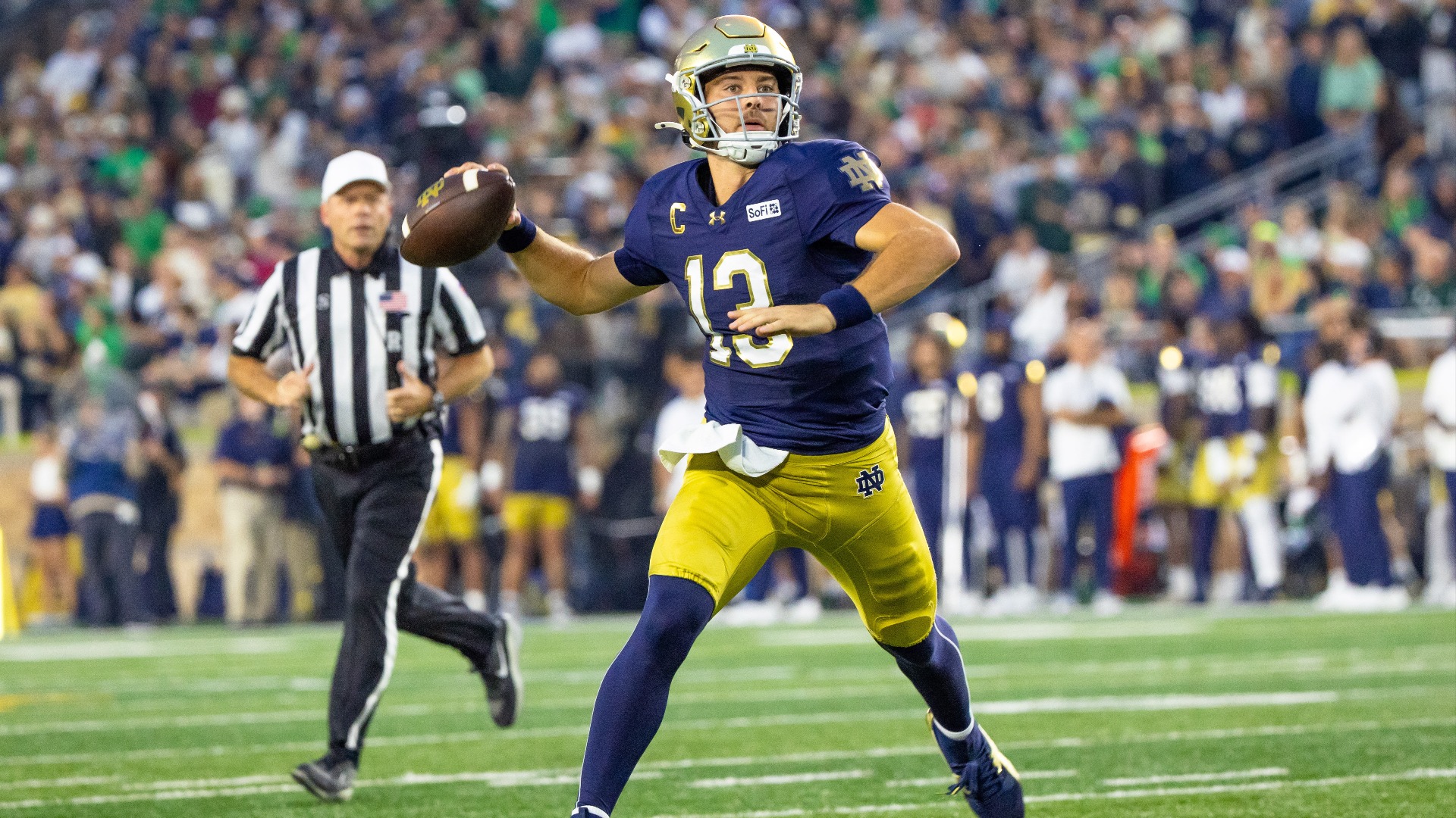 Video thumbnail for Notre Dame Favored vs. Purdue in Saturday Afternoon Matchup