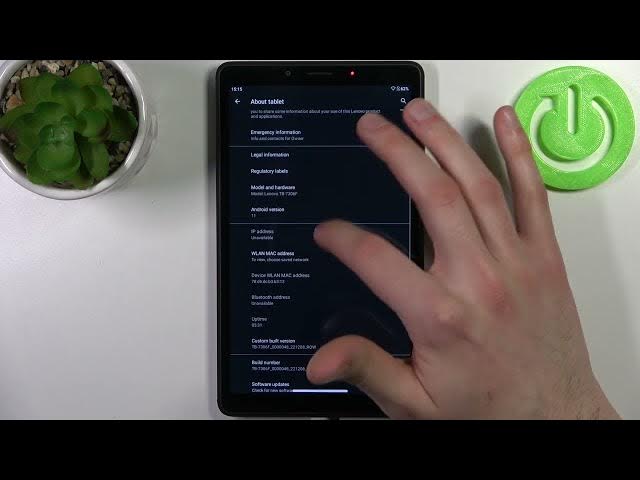 Video thumbnail for How to Enable/Disable Developer Options on a LENOVO Tab M7 - Reveal Developer Settings