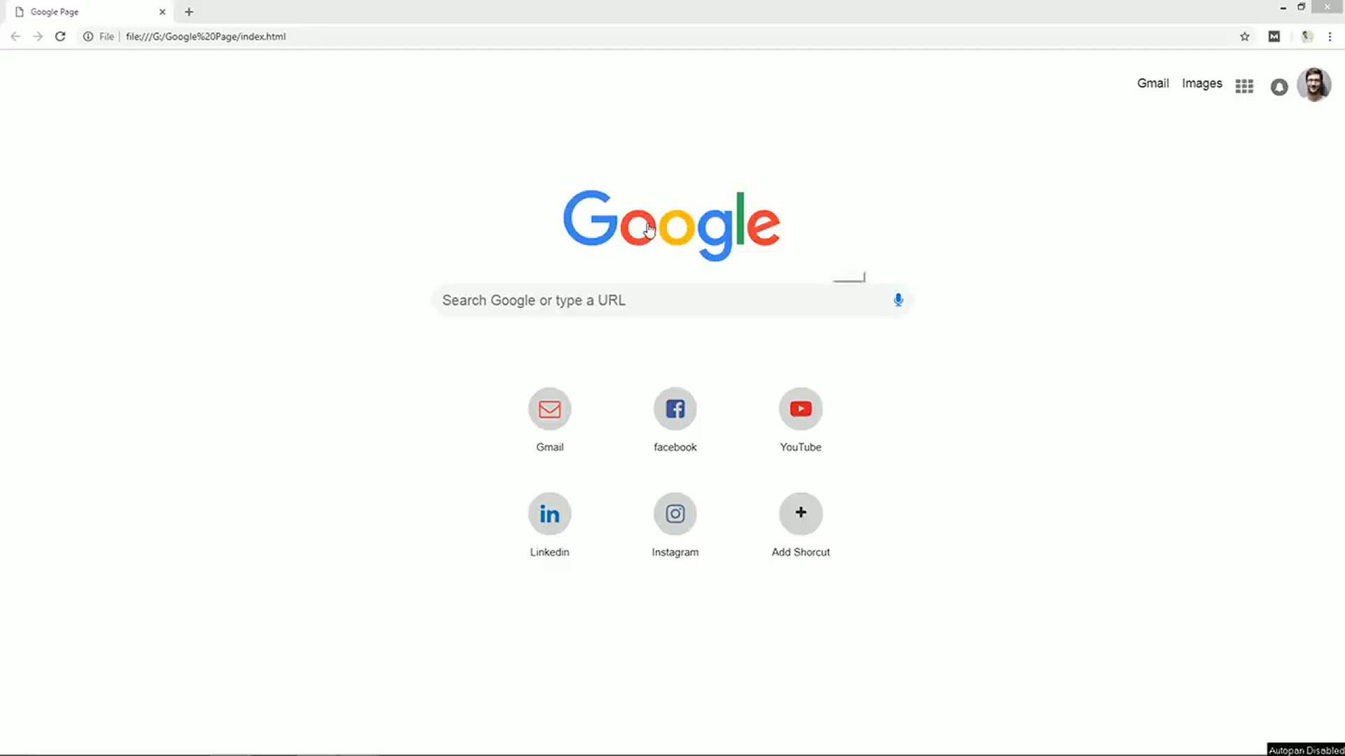 'Video thumbnail for How To Make Latest Google Chrome Page Design In HTML, CSS And Bootstrap'