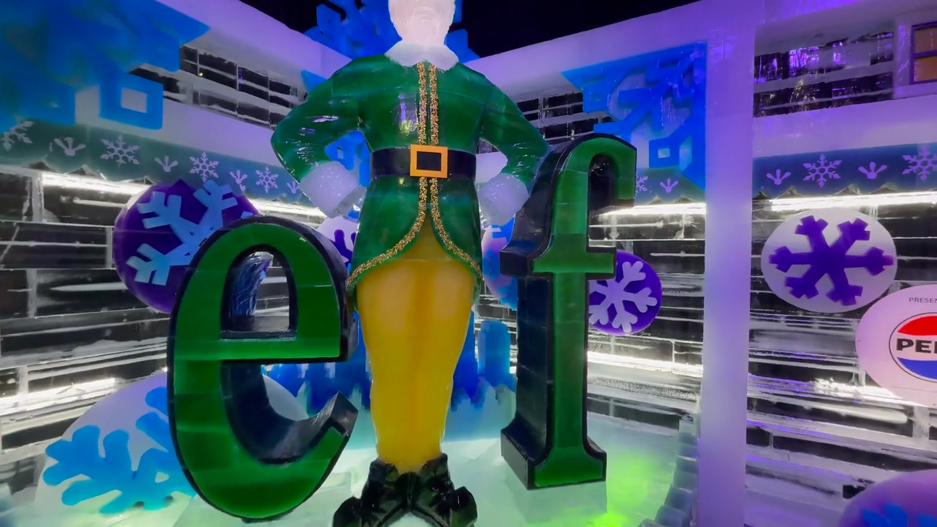 'Video thumbnail for Elf Movie in Ice! at Gaylord Palms Resort'