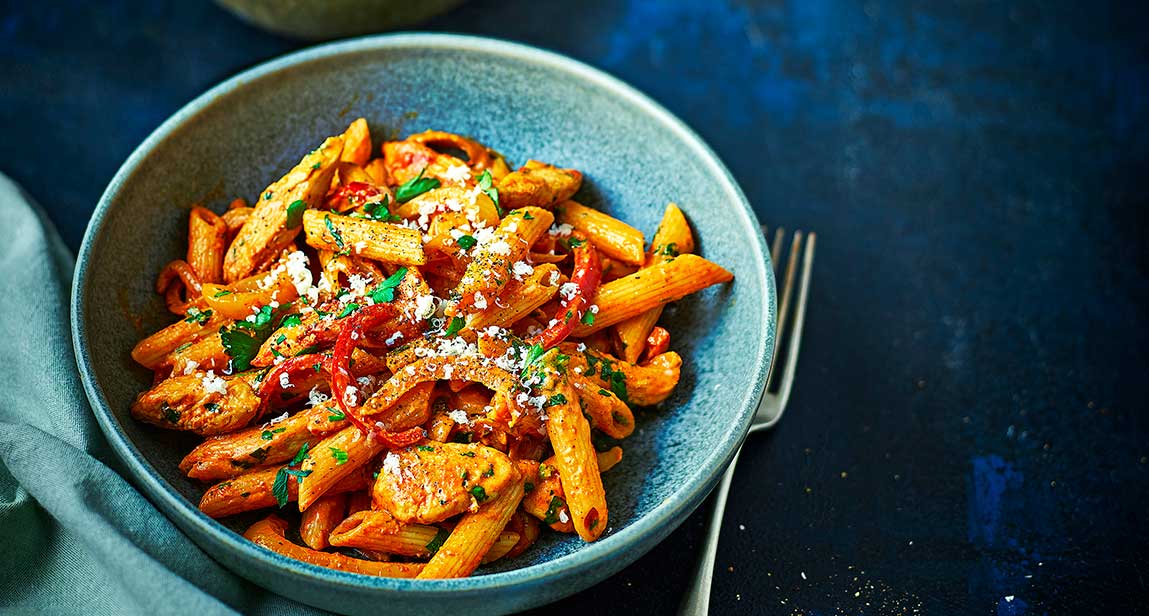 Video thumbnail for Fajita-style pasta