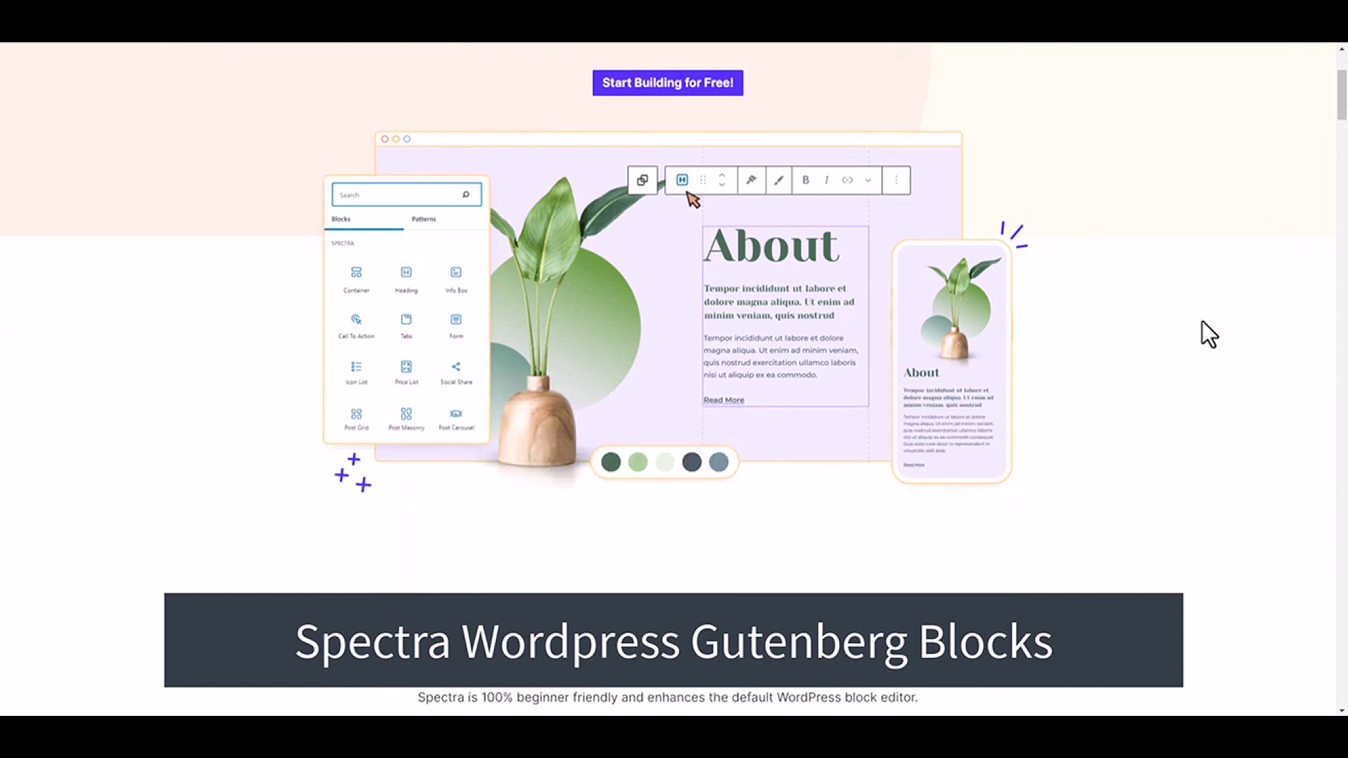 'Video thumbnail for Spectra - FREE WordPress Gutenberg Page Builder Plugin (Review)'
