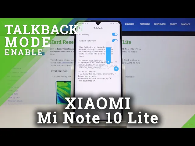 Video thumbnail for How to Enable Talkback in XIAOMI Mi Note 10 Lite – Turn Off Screen Reader