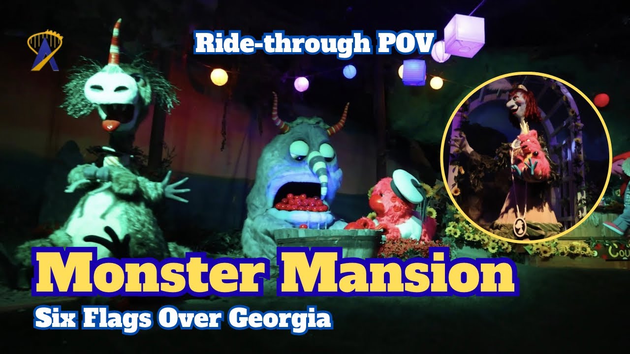 Video thumbnail for Monster Mansion Full POV at Six Flags Over Georgia!