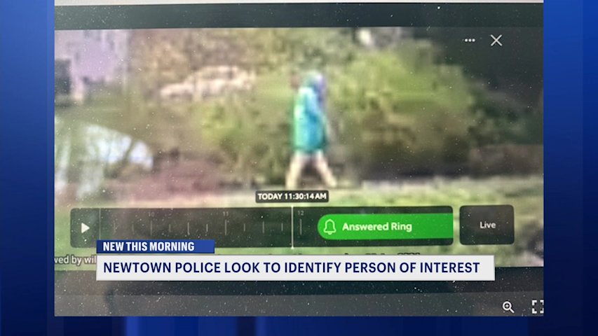 Video thumbnail for Newtown police seek public’s help identifying person of interest in Fairchild Road vandalism