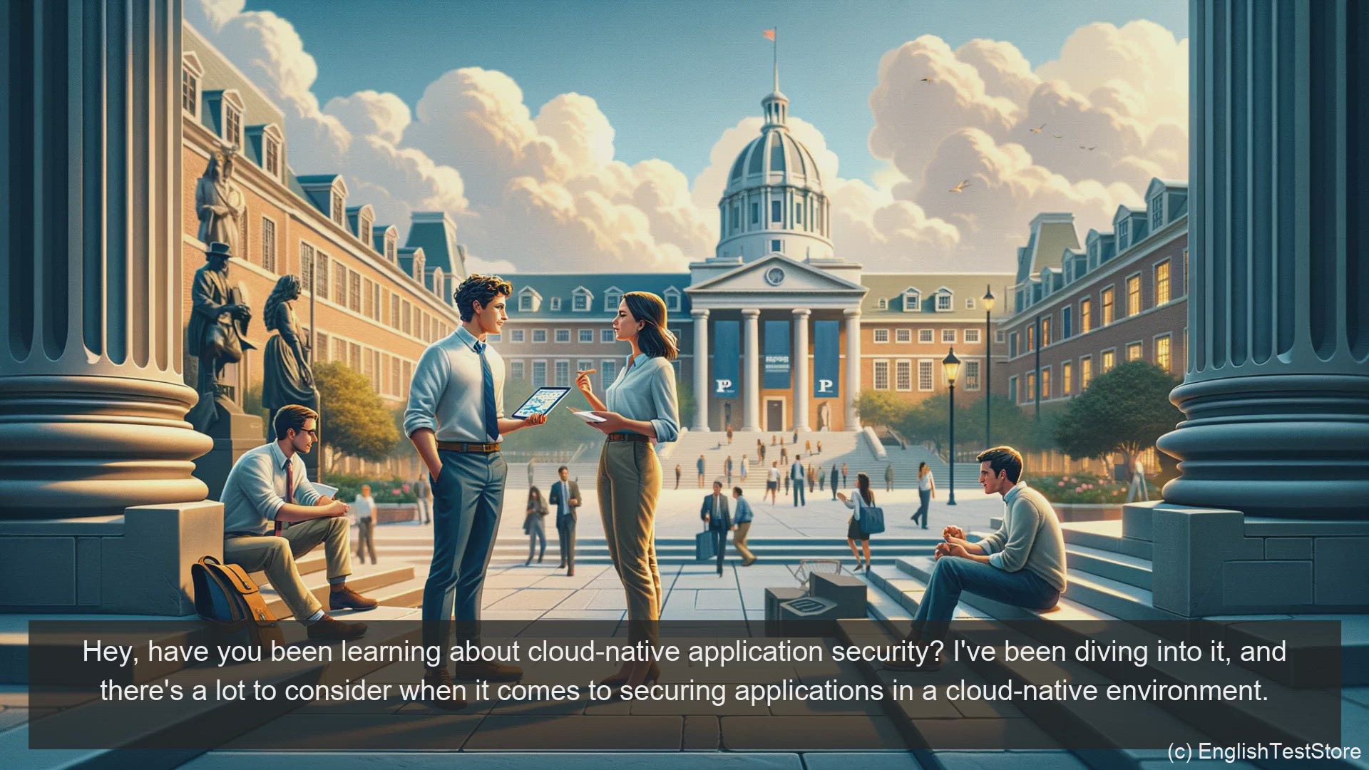 'Video thumbnail for English Conversation for Informatics Engineering: Cloud-Native Application Security'