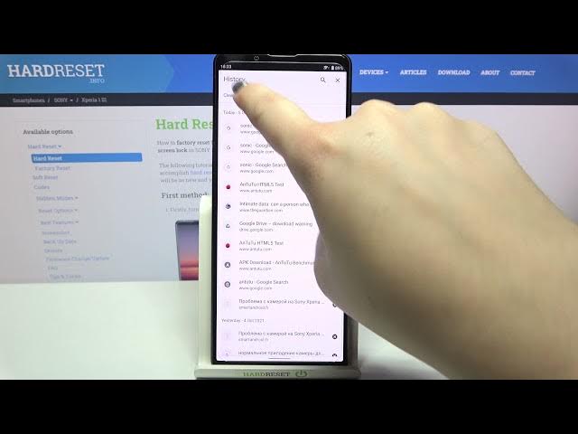 Video thumbnail for How to Clear Browser Data on SONY Xperia 1 III – Delete Browsing History
