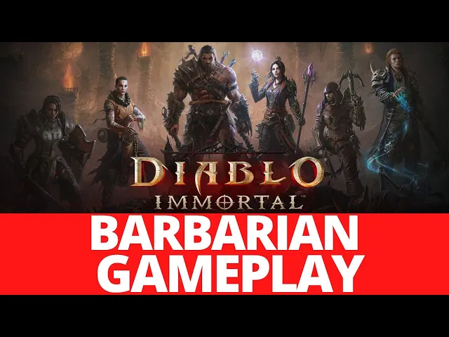 Video thumbnail for Diablo Immortal - Barbarian Gameplay