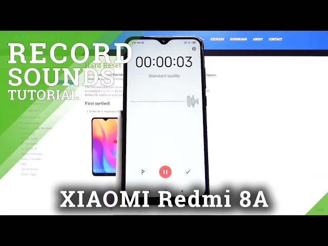 Video thumbnail for How to Record Sounds in XIAOMI Redmi 8A – Voice Recorder
