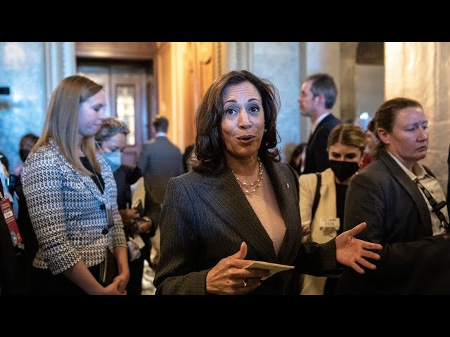 Video thumbnail for Kamala Harris Casts Deciding Vote - Could End Her Election Chances