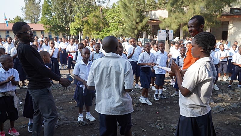 Video thumbnail for Goma’s orphaned children find hope through education and solidarity
