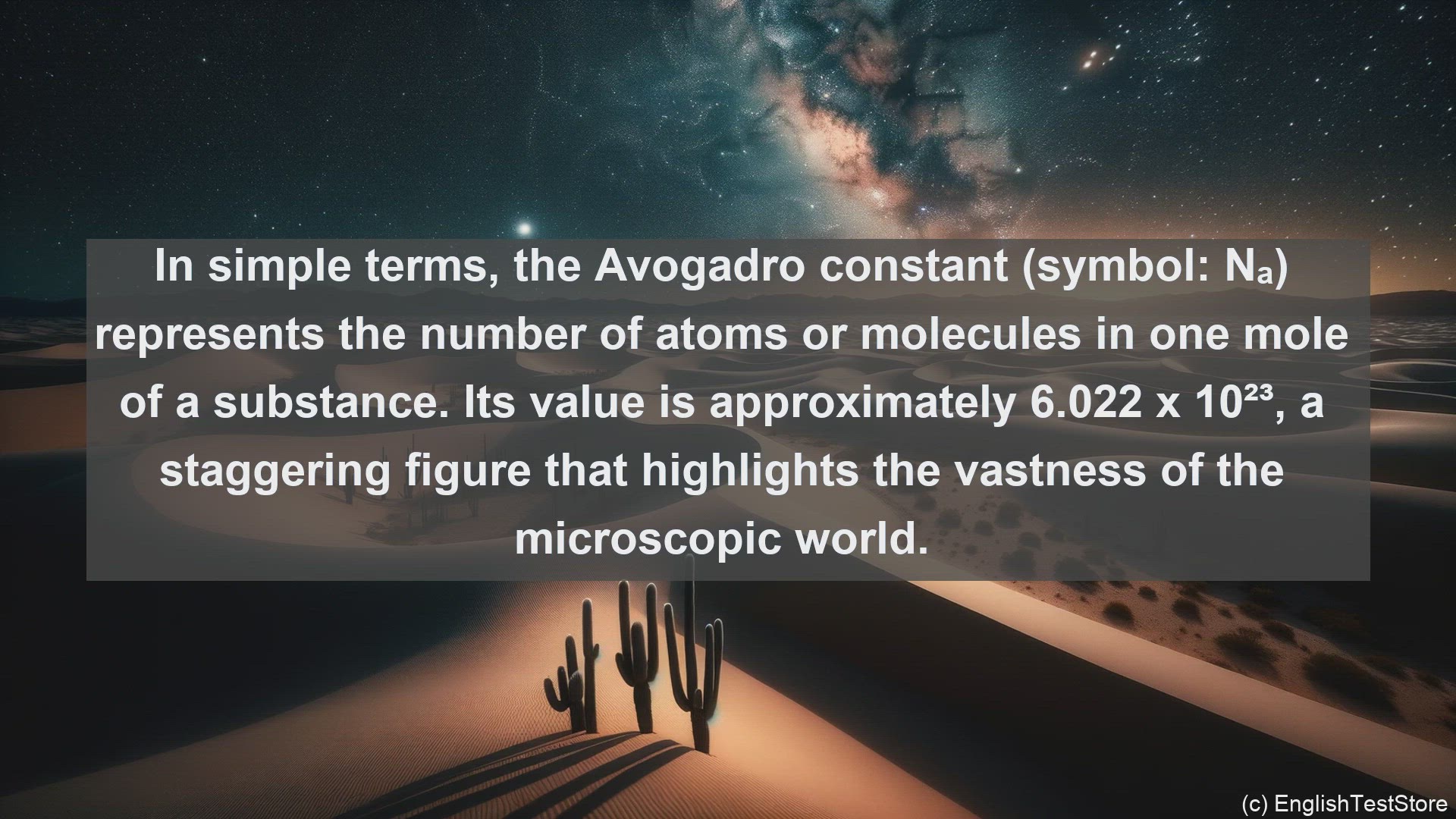 'Video thumbnail for Avogadro constant in science  definition and examples'