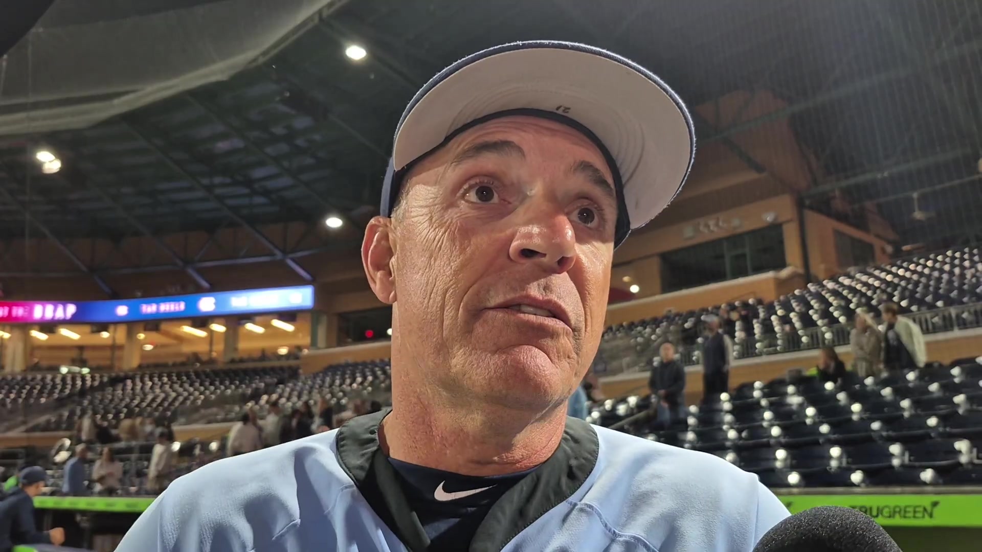'Video thumbnail for #UNC coach Scott Forbes after exhibition victory at the DBAP over N.C. State.'