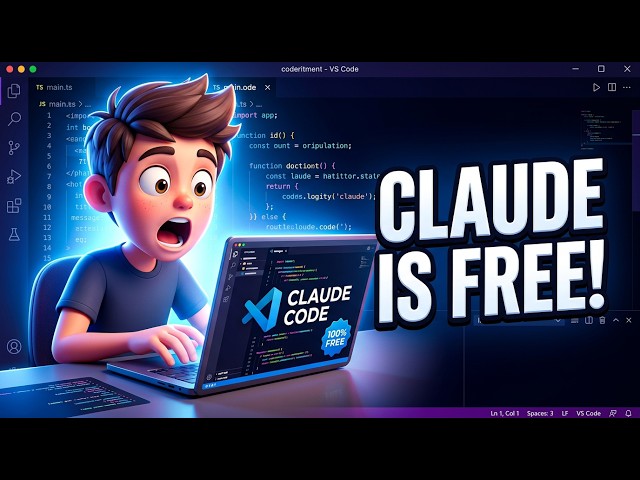 Video thumbnail for Claude Code Is Now 100% Free - Here's How