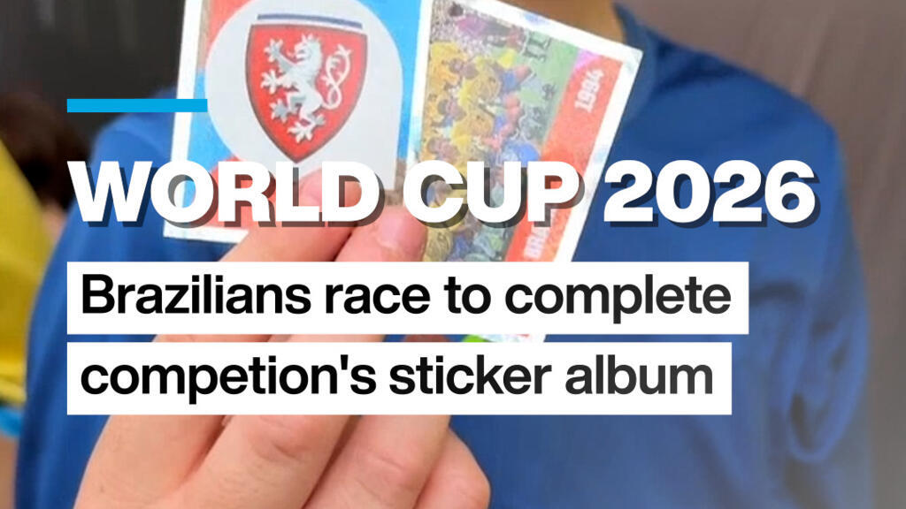 Video thumbnail for World Cup 2026:  Brazilians race to complete competition's sticker album