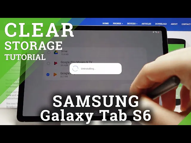 Video thumbnail for How to Clean Storage in SAMSUNG Galaxy Tab S6 – Delete Unwanted Files