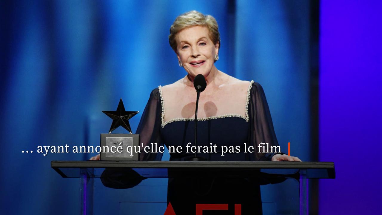 Video thumbnail for «Princesse malgré elle 3»: Anne Hathaway réagit à l'absence de Julie Andrews.