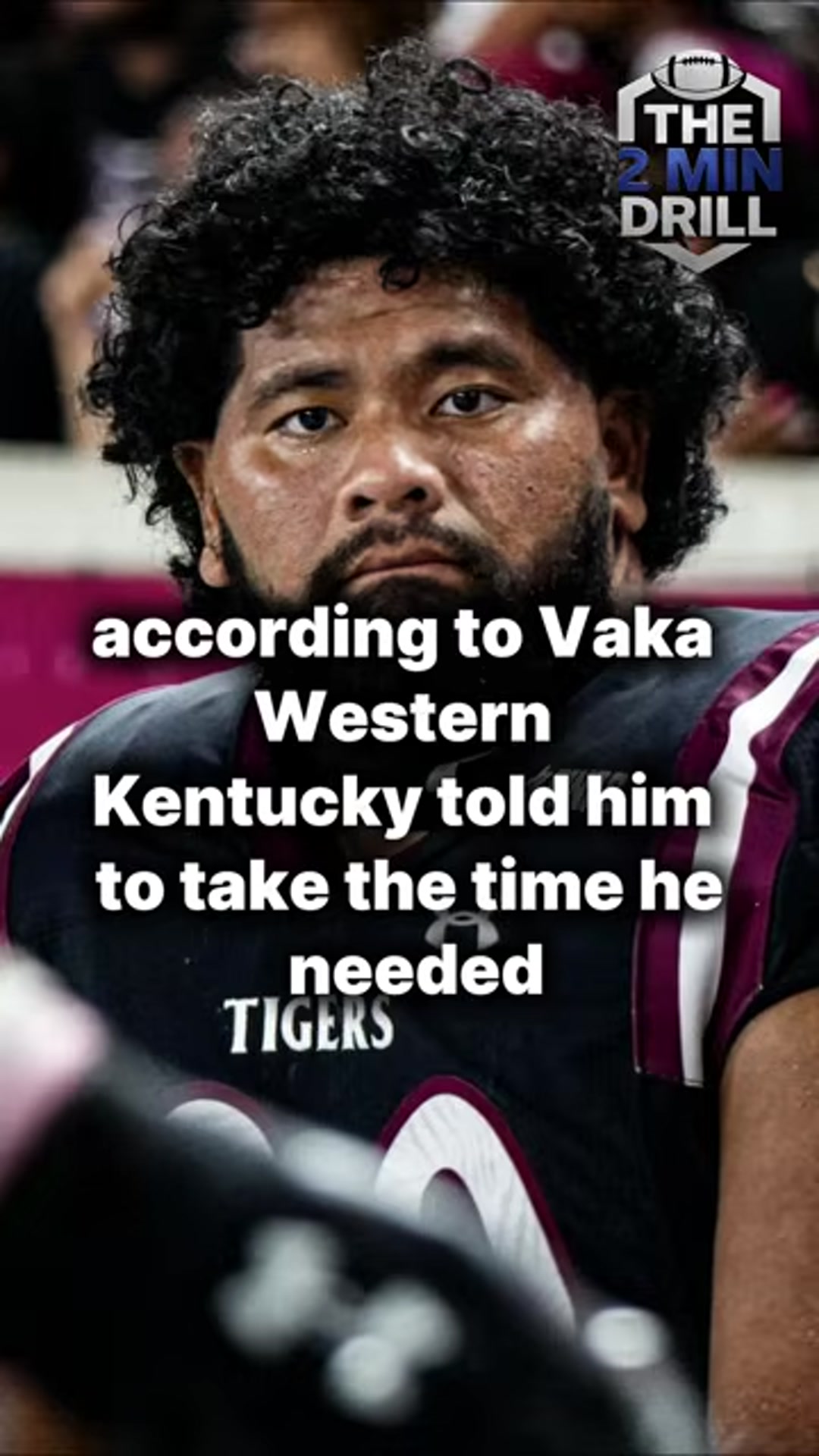Video thumbnail for Victory Vaka Couldn't Play After His Mom Died #collegefootball #portal #shorts