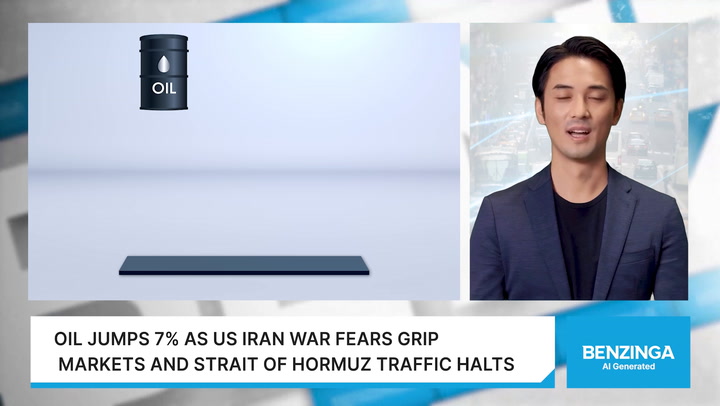 Video thumbnail for Oil Jumps 7%