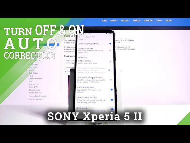 Video thumbnail for How to Enable Auto Text Correction in Sony Xperia 5 II – Find Auto Correction Feature