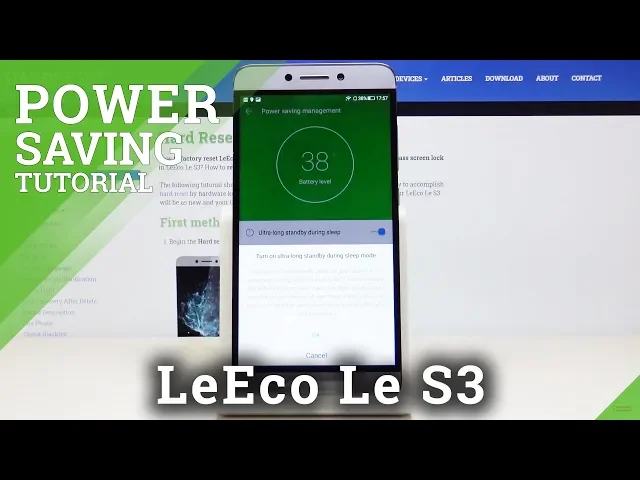 Video thumbnail for How to Activate Power Saver in LeEco Le S3 – Save Battery