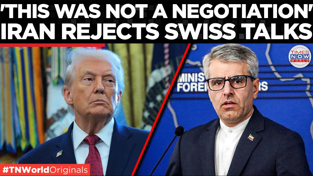 Video thumbnail for FULL: Iran Drops Bombshell, Rejects Nuclear Deal Negotiations with US After Switzerland Meeting