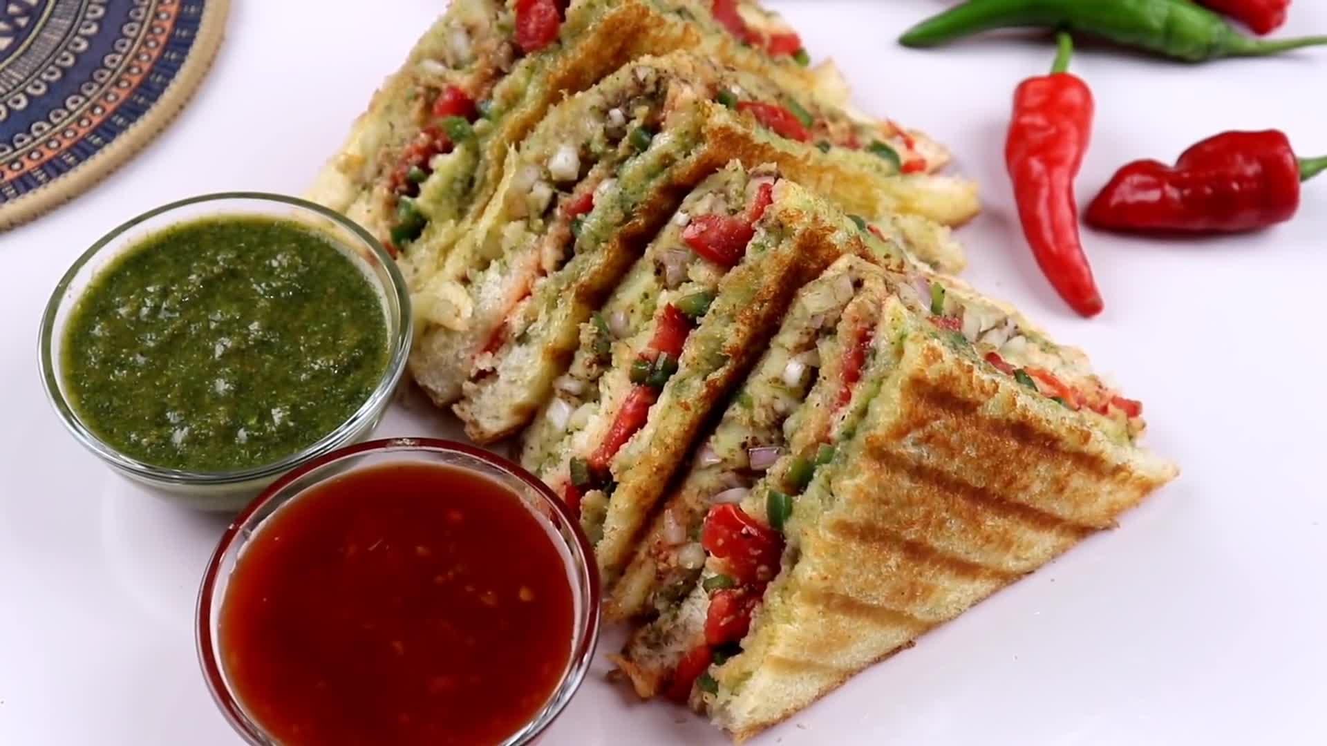 Video thumbnail for Sandwich Recipe for Breakfast