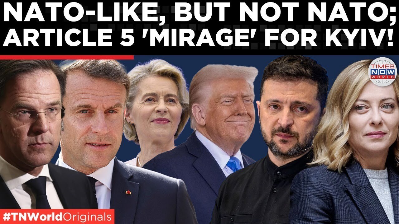 'Video thumbnail for 'Not NATO But Article 5': Zelenksy Pushes $90 BN Plan As Trump Pledge 'Good Security’| World News'