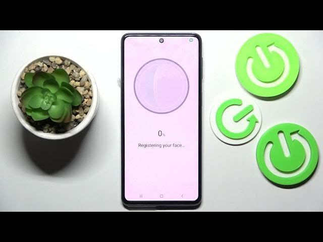 Video thumbnail for How to Set Up Face Unlock on Samsung Galaxy M53 - Add Face Recognition