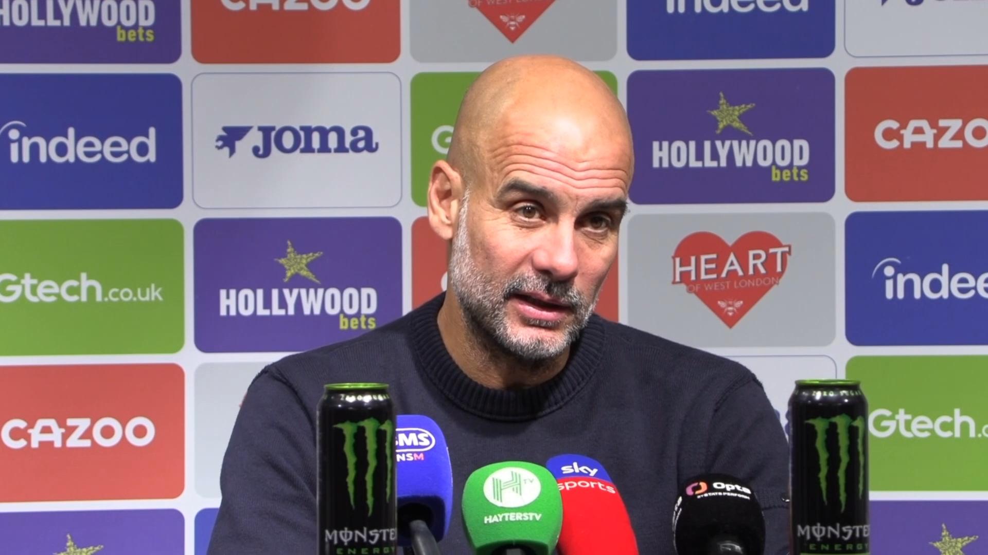 'Video thumbnail for 'Honour to be alongside Ferguson and Wenger' - Guardiola after 250th league win'